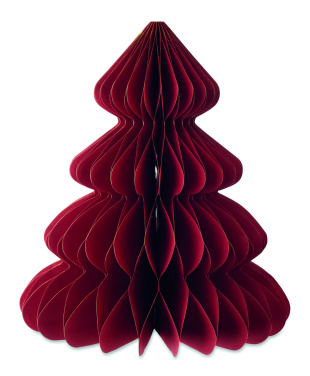 Logo trade promotional items image of: Paper Xmas tree decoration