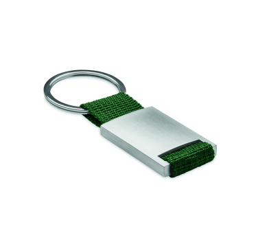 Logotrade advertising product picture of: Metal rectangular key ring Espoo