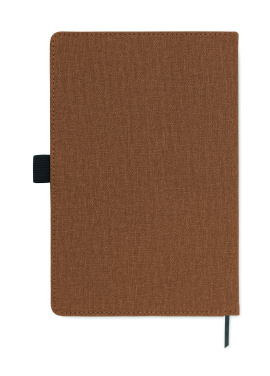 Logo trade promotional item photo of: A5 notebook PU front pocket