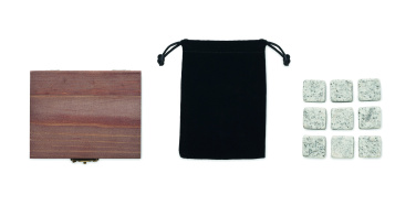 Logo trade promotional gift photo of: 9 stone ice cube set in box