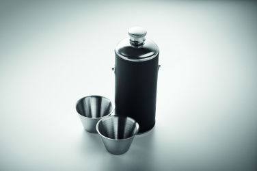 Logotrade advertising products photo of: Hip flask with shot cups