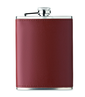Logo trade advertising products image of: Slim hip flask 200 ml