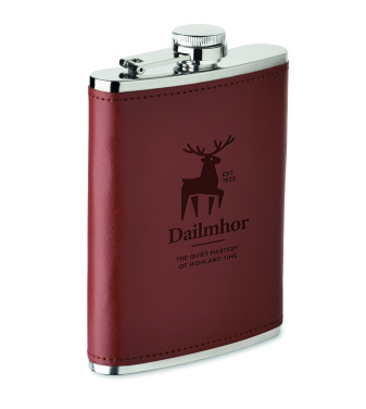 Logotrade promotional merchandise photo of: Slim hip flask 200 ml