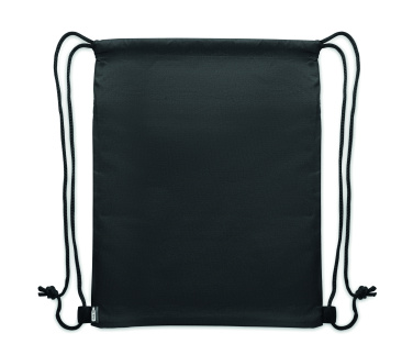 Logotrade promotional giveaway image of: Drawstring bag in 600D RPET