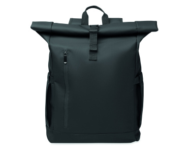 Logo trade promotional items image of: Rolltop laptop rucksack 600D