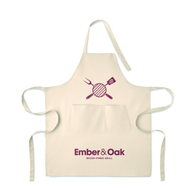 Logo trade advertising products image of: Organic cotton apron 240 gr/m²