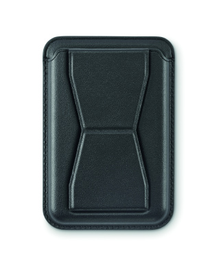 Logo trade promotional giveaways picture of: Magnetic PU cardholder