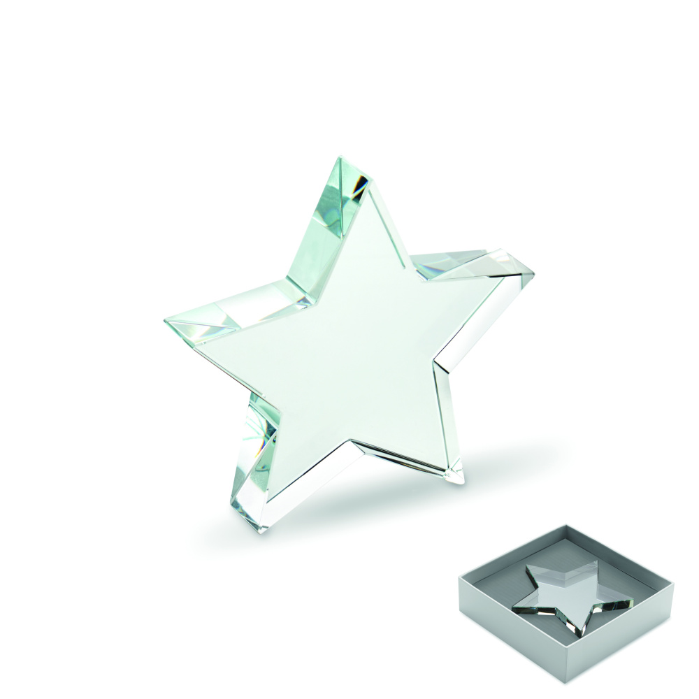 Logotrade corporate gift picture of: Glass star award