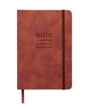 Logo trade promotional gifts image of: A5 smokey PU notebook