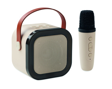 Logo trade promotional giveaways picture of: Karaoke set speaker