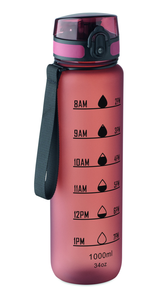 Logotrade business gift image of: Sports water bottle RPET 1L