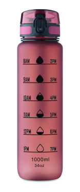 Logotrade promotional gift picture of: Sports water bottle RPET 1L