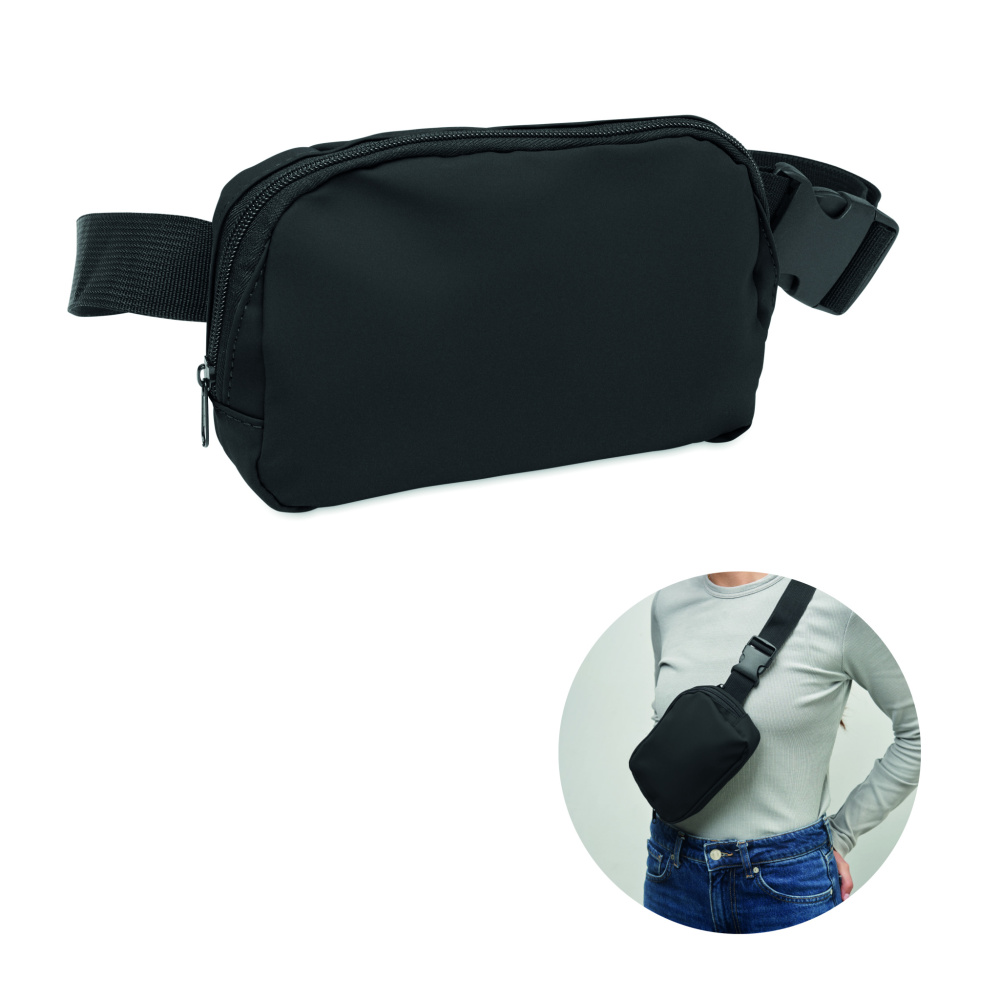 Logo trade promotional item photo of: Waist bag in 210D polyester