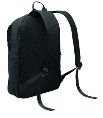 Logo trade promotional item photo of: 15" soft PU laptop backpack