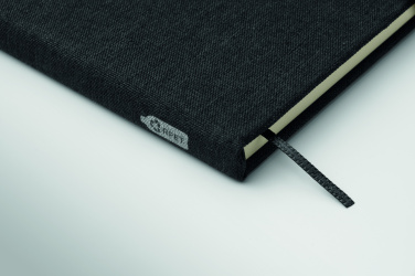 Logo trade corporate gifts image of: A5 notebook with phone holder