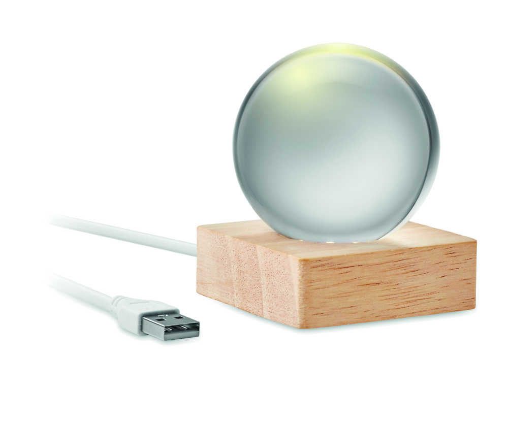 Logotrade promotional merchandise photo of: LED glass ball