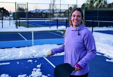 Logo trade business gifts image of: Pickle ball paddle set