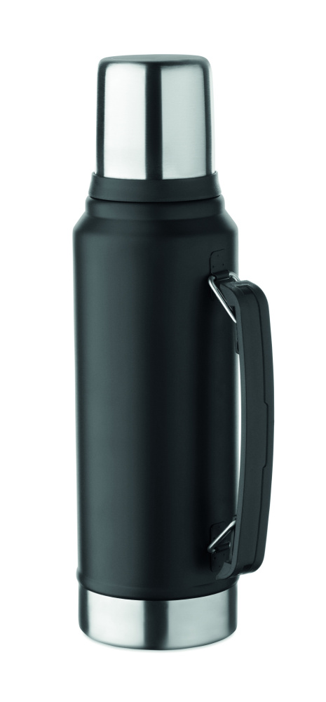 Logo trade promotional giveaway photo of: Double wall bottle 1L