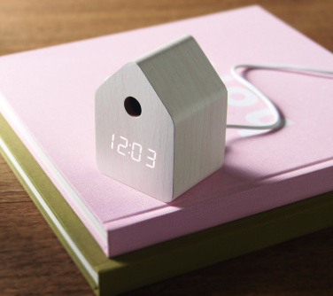 Logo trade promotional gifts picture of: MDF cuckoo alarm clock