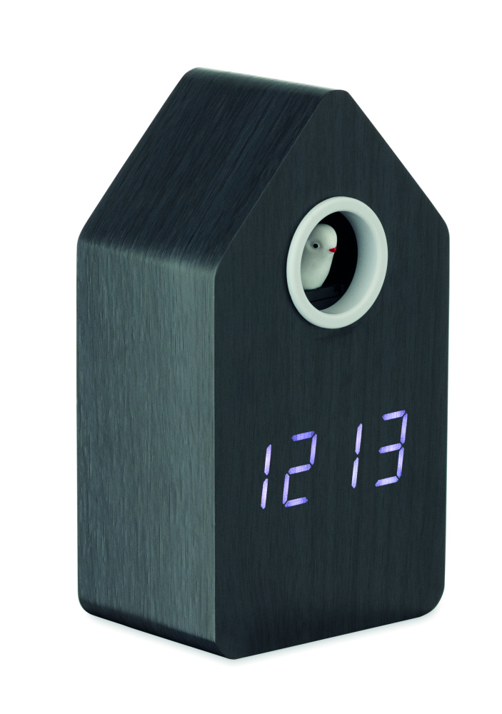 Logotrade advertising products photo of: MDF cuckoo alarm clock