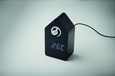 Logo trade promotional items picture of: MDF cuckoo alarm clock