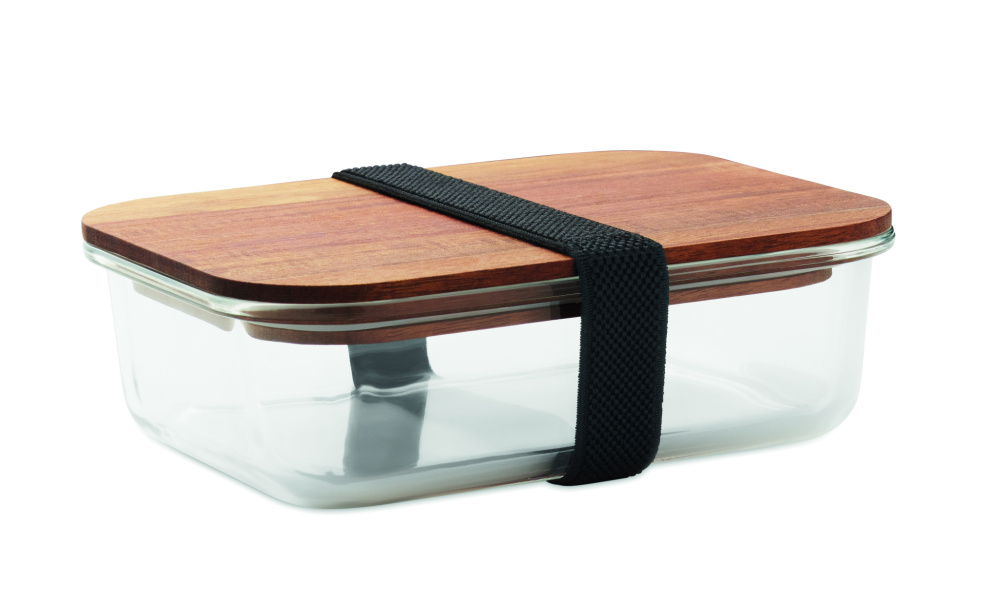 Logo trade promotional products picture of: Glass lunch box 800ml