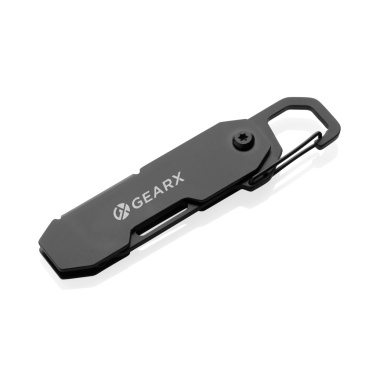Logo trade corporate gifts picture of: Gear X foldable EDC tool with carabiner and parcel cutter