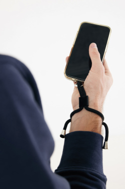 Logo trade promotional product photo of: CarryLoop RCS recycled PET adjustable phone holder wristlet