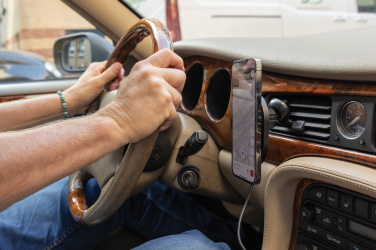 Logo trade promotional merchandise photo of: PowerCruze RCS rplastic 15W magnetic charging car holder