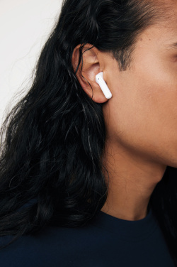 Logo trade advertising products picture of: Tunevo RCS recycled plastic wireless earbuds