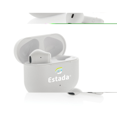 Logo trade promotional giveaways picture of: Tunevo RCS recycled plastic wireless earbuds