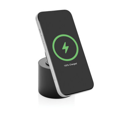 Logo trade promotional items image of: Magpulse RCS recycled plastic 3W speaker w/magnetic holder