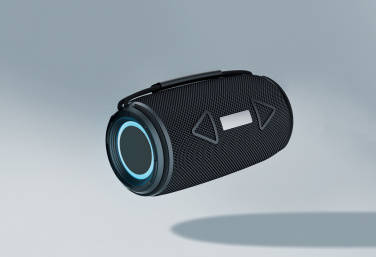 Logo trade promotional giveaway photo of: Prisma RCS recycled plastic IPX 4 waterpoof 16W speaker