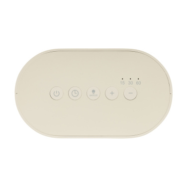 Logotrade promotional merchandise picture of: LumaRise RCS reycled plastic white noise alarm clock