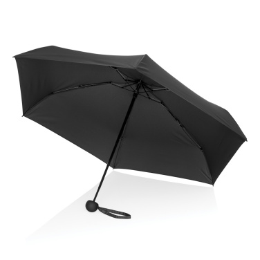 Logo trade corporate gifts image of: 19.5" Aware™ RPET super mini manual 190T Pongee umbrella