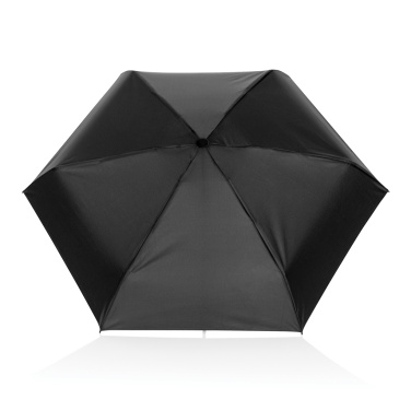 Logotrade promotional giveaway image of: 19.5" Aware™ RPET super mini manual 190T Pongee umbrella