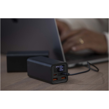 Logotrade promotional gift picture of: Acamar 20.000 mAh 70W recycled aluminium laptop power bank