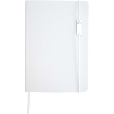 Logo trade advertising products image of: Legato Elegance A5 hard cover notebook and rollerball pen set