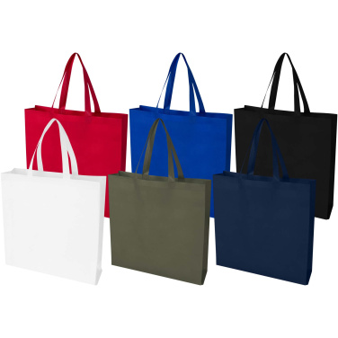 Logotrade corporate gift image of: EcoSeal GRS recycled nonwoven gusset tote bag 12L