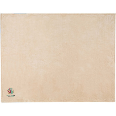 Logo trade promotional product photo of: Ashen GRS recycled sherpa blanket