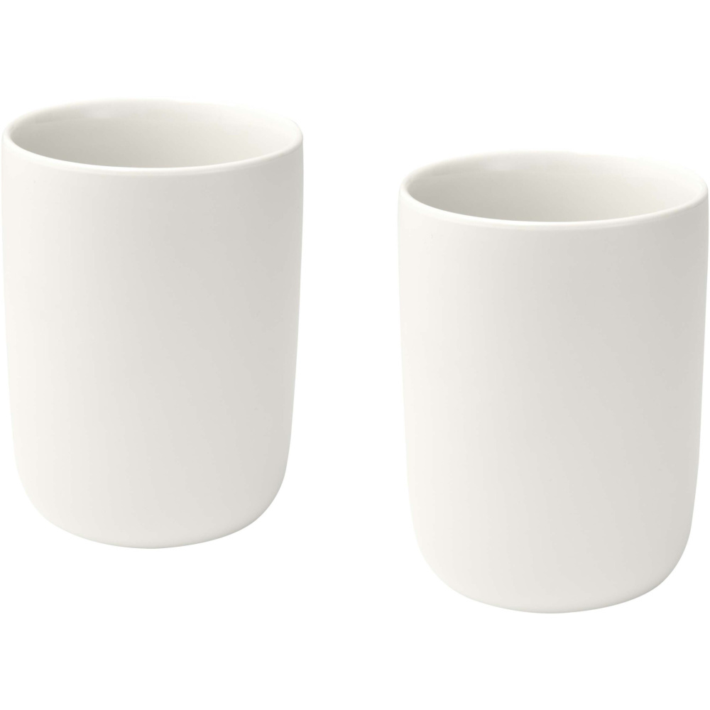 Logotrade promotional item picture of: Male 350 ml ceramic cups - set of 2