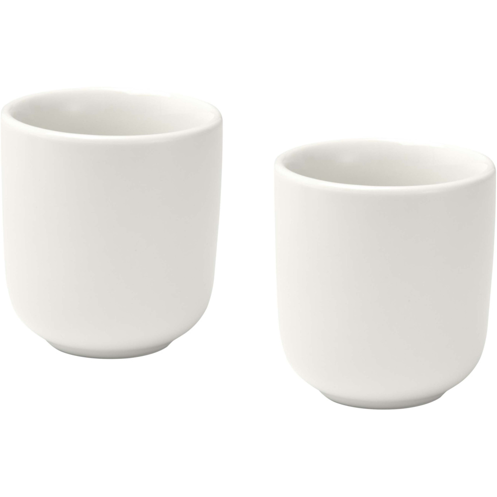 Logo trade promotional item photo of: Male 90 ml ceramic espresso cups - set of 2