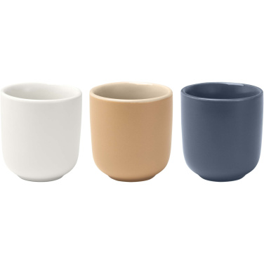 Logo trade promotional products picture of: Male 90 ml ceramic espresso cups - set of 2