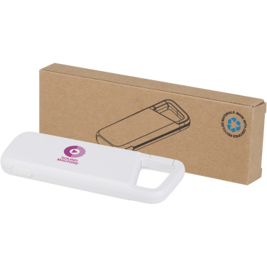 Logotrade corporate gifts photo of: Alkes 5000 mAh 12W recycled plastic water resistant power bank with carabiner