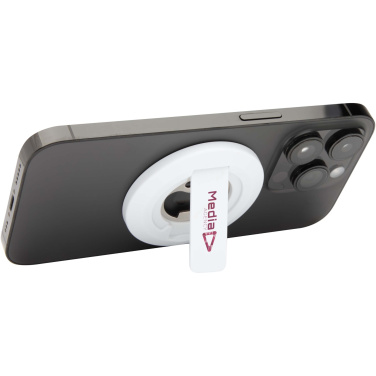 Logo trade promotional item photo of: Ain recycled plastic magnetic phone stand with bottle opener