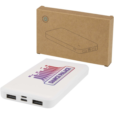Logo trade promotional items image of: Intan 10.000 mAh 10W recycled plastic power bank