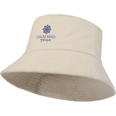 Logo trade promotional merchandise photo of: Howson recycled corduroy sun hat