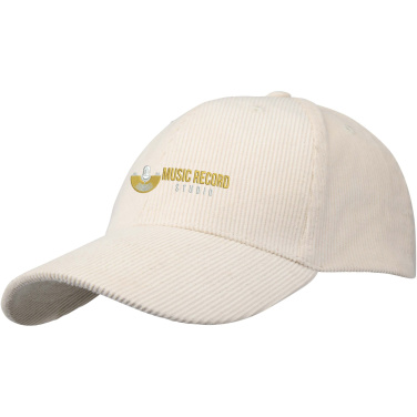 Logotrade promotional product image of: Hutton 6 panel recycled corduroy cap
