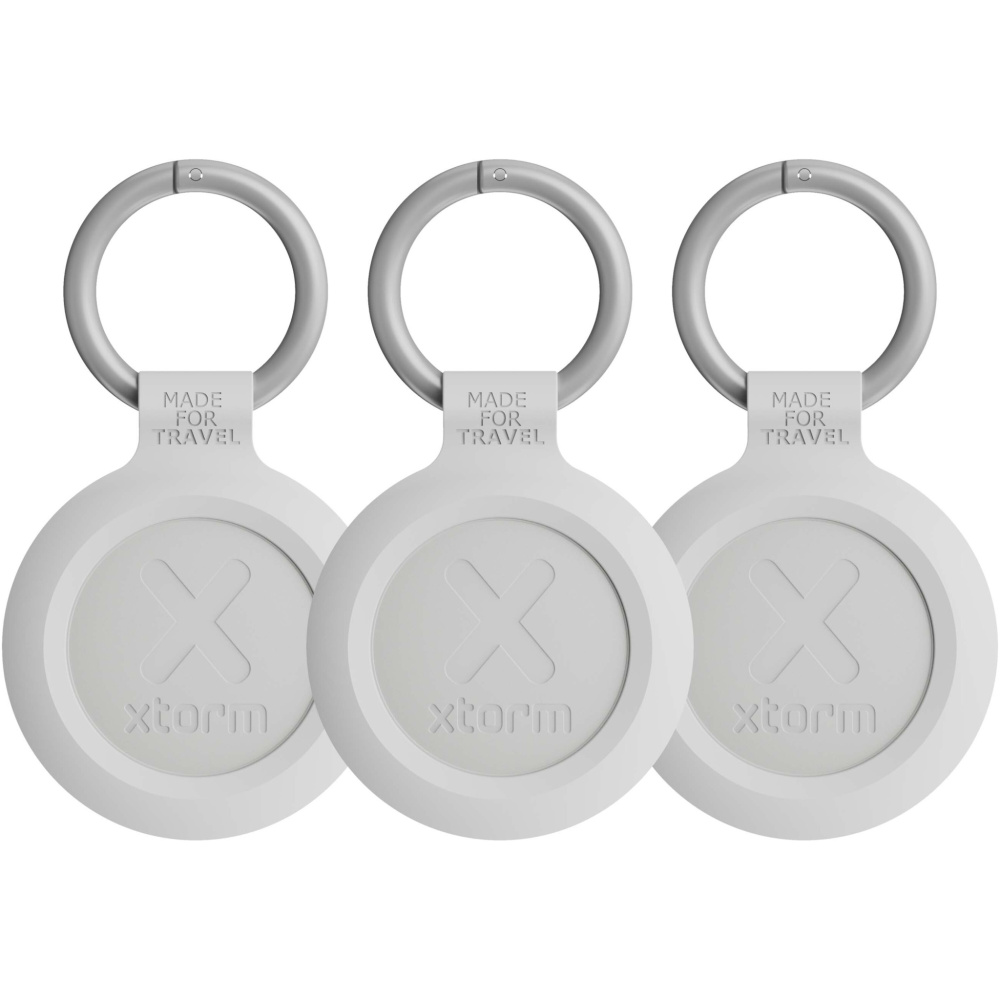 Logo trade promotional item photo of: Xtorm XTAG2A 3-pack water resistant travel tag