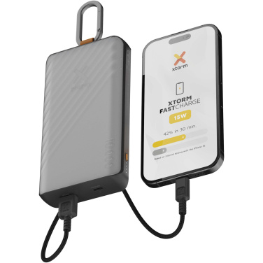 Logo trade promotional items image of: Xtorm XG2S101 Go2 10.000 mAh 15W solar power bank with light